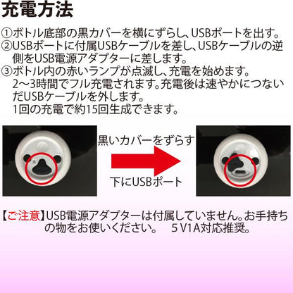 電解除菌水生成器(次亜塩素酸水)コンパクトスプレー